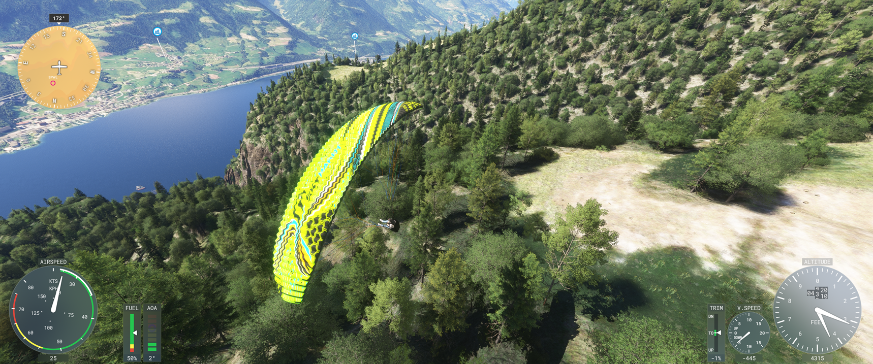 Skyparot 07 Speed im Flug